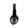 Gembird MHS-001 headset stereo con regolazione del volume, con filo, over-ear, nero