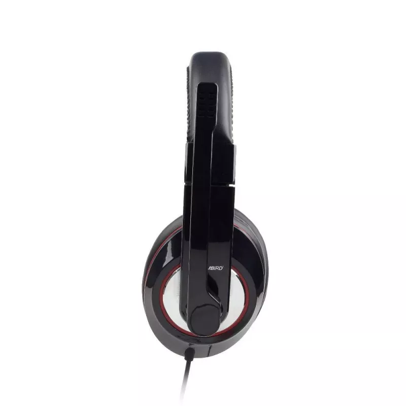Gembird MHS-001 headset stereo con regolazione del volume, con filo, over-ear, nero