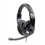 Gembird MHS-001 headset stereo con regolazione del volume, con filo, over-ear, nero