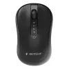 Gembird MUSW2-4B-01 Mouse wireless dual-mode (2,4 GHz + Bluetooth 5.0) con sensore ottico 1600 DPI, 4 tasti, ambidestro, nero