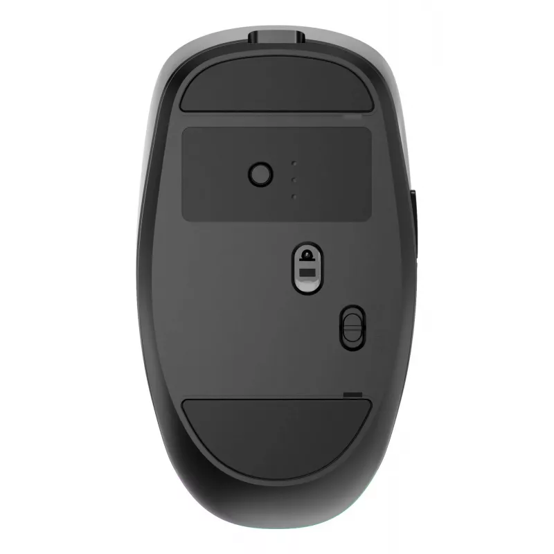 Gembird MUSW2-6B-01 mouse wireless dual-mode, 2,4 GHz + Bluetooth 5.0, 1600 DPI, 6 tasti, nero