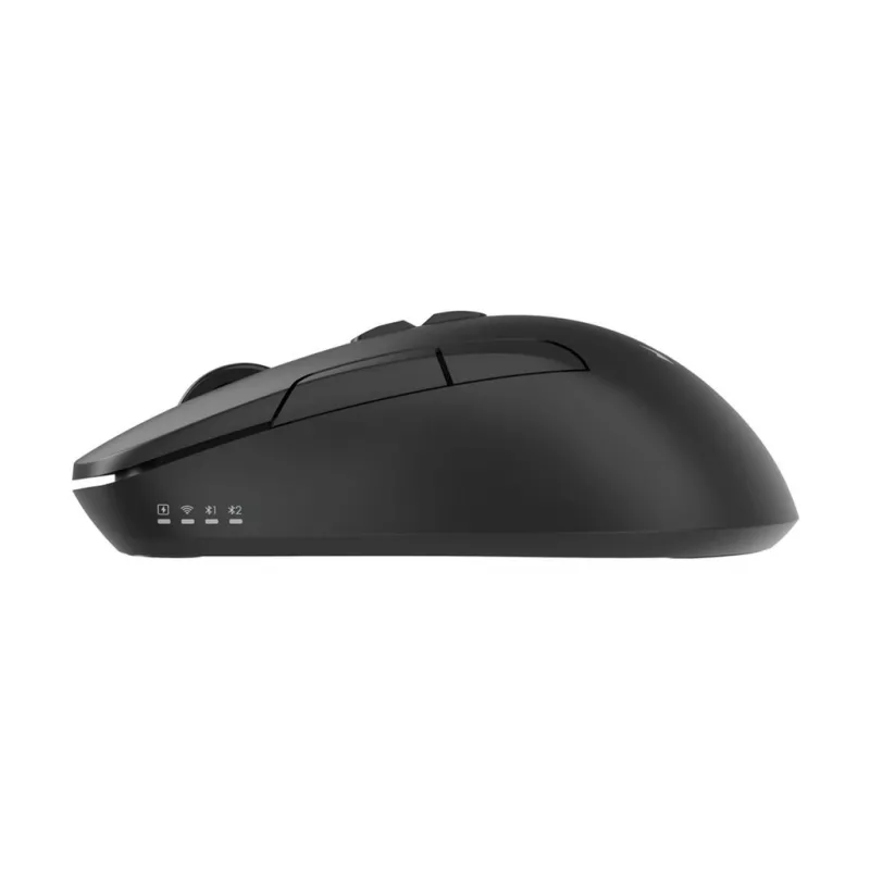 Gembird MUSW2-7B-01 Mouse wireless dual-mode (2.4G + Bluetooth), 1600 DPI, 7 tasti, nero