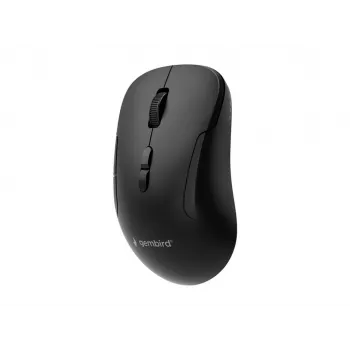 Gembird MUSW2-7B-01 Mouse wireless dual-mode (2.4G + Bluetooth), 1600 DPI, 7 tasti, nero