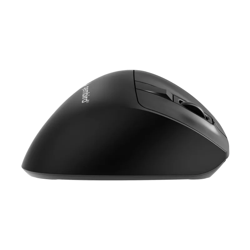 Gembird MUSW3-9B-01 mouse ergonomico wireless triple-mode (2,4 GHz + Bluetooth + USB-C), 2400 DPI, 9 tasti, nero
