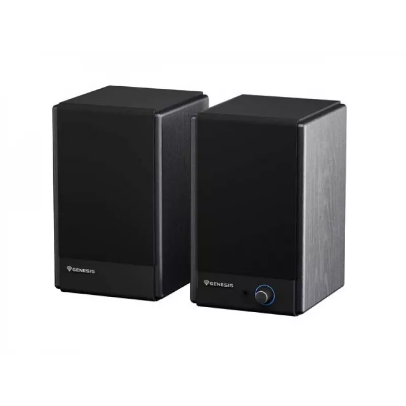 Genesis Arsen 402BT NGS-2415 diffusori da scrivania, 2.0, 60 W, Bluetooth 5.3, nero