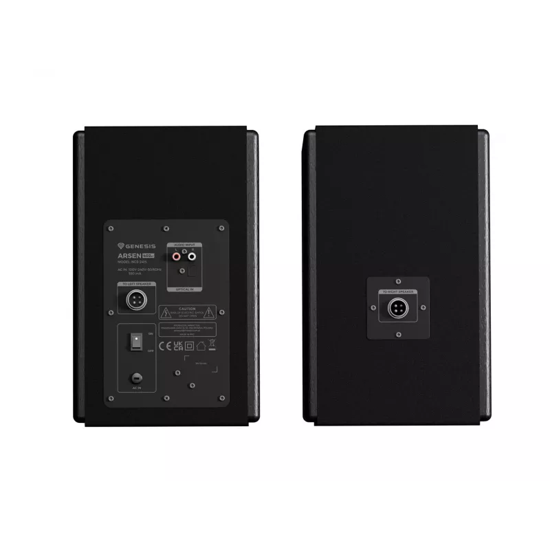 Genesis Arsen 402BT NGS-2415 diffusori da scrivania, 2.0, 60 W, Bluetooth 5.3, nero