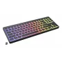 GENESIS Thor 430 TKL tastiera meccanica da gaming wireless, switch Outemu Red, illuminazione RGB, tripla modalità (USB-C/2.4GHz/Bluetooth), QWERTY inglese US, nero