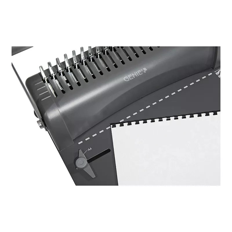 Genie CB 850 macchina comb-binding manuale, 350 fogli, nero