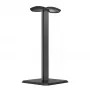 GEQUDIO GH-40 supporto universale per cuffie - montaggio a morsetto sotto la scrivania, girevole a 360°, nero