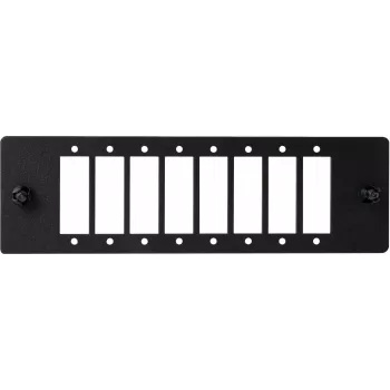GETFORT 38863 modulo adattatore in fibra ottica SC duplex per patch panel, 6 porte, 12 fibre, nero