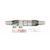 GETFORT 58459 Cat.6 UTP Keystone Jack RJ45 senza attrezzi, Bianco