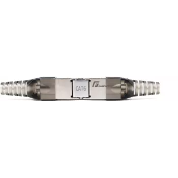 GETFORT 58459 Cat.6 UTP Keystone Jack RJ45 senza attrezzi, Bianco