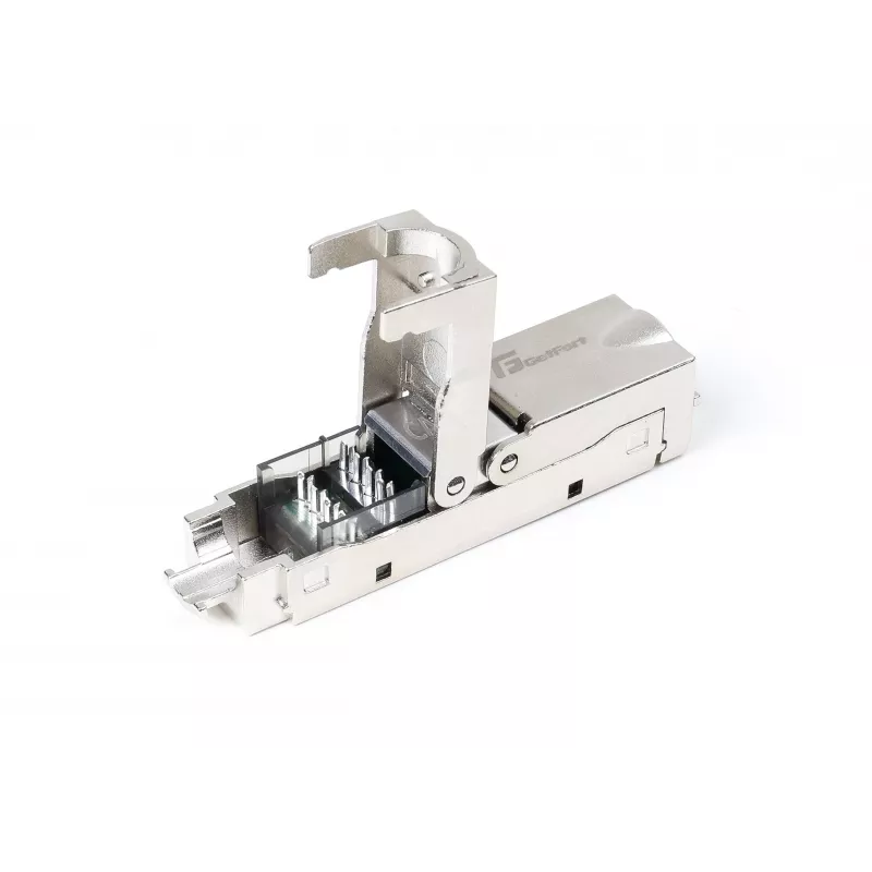 GETFORT 58460 modulo keystone RJ45 CAT.6A schermato senza attrezzi