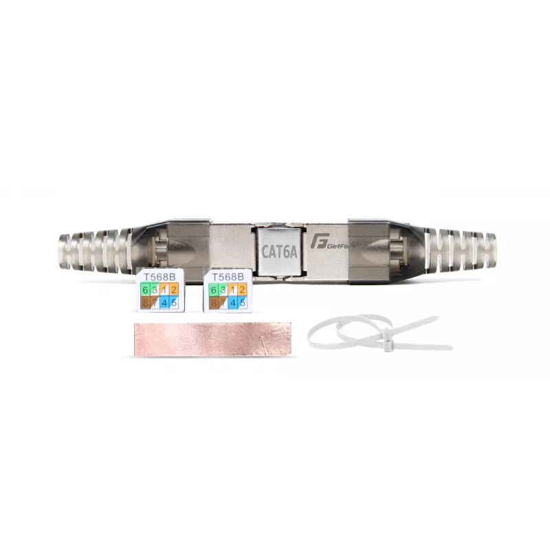 GETFORT 58460 modulo keystone RJ45 CAT.6A schermato senza attrezzi