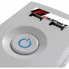 GETFORT 5P-3M-G-USB ciabatta con protezione da sovratensione 5 vie con 2 porte USB, cavo 3m, grigio