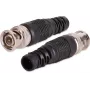 GETFORT connettore maschio BNC per cavo coassiale RG59, corpo in plastica, collegamento a vite, 75 Ohm