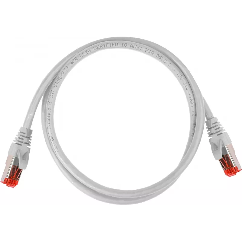 GETFORT Cavo patch Cat.6A S/FTP LSOH 0,5 m grigio