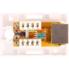 GETFORT GF-1G5EFTP modulo RJ45 schermato da parete Cat.5e, bianco