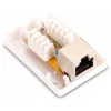 GETFORT GF-1G5EFTP modulo RJ45 schermato da parete Cat.5e, bianco