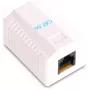GETFORT GF-1G5EFTP modulo RJ45 schermato da parete Cat.5e, bianco