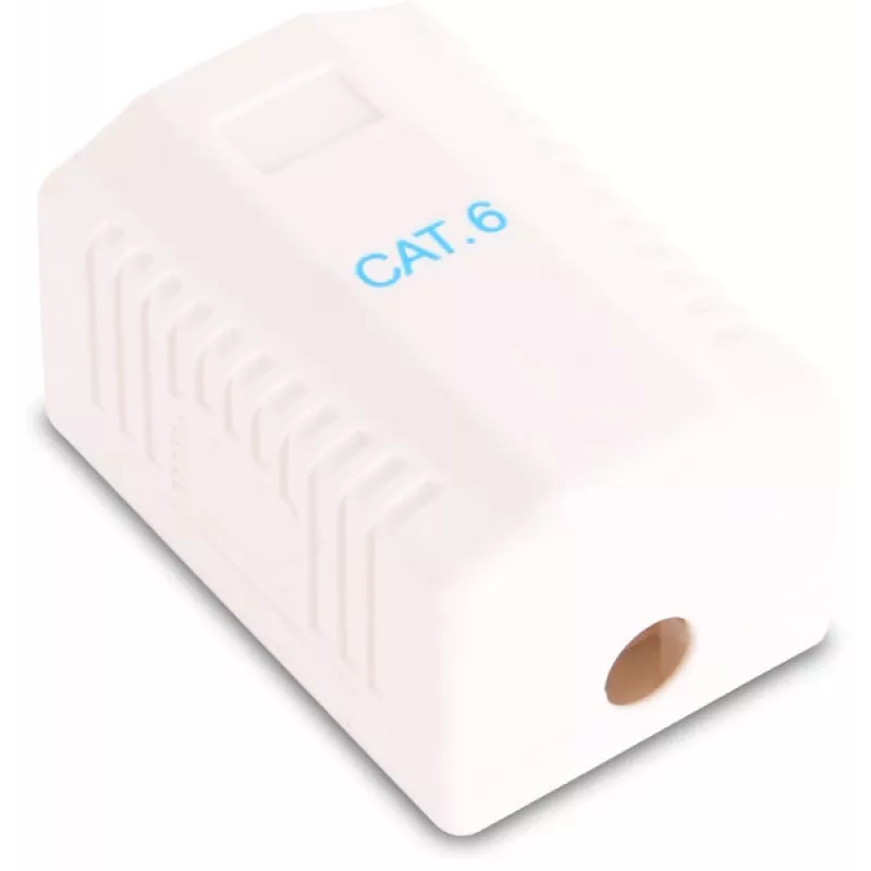 GETFORT GF-1G6FTP presa RJ45 da parete schermata Cat.6, 1 porta, bianco