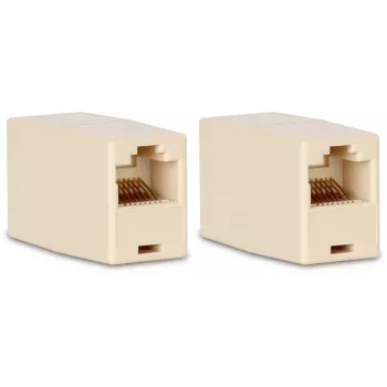 GETFORT GF-2G5E-BL-UTP accoppiatore inline RJ45 Cat.5e femmina-femmina UTP grigio chiaro
