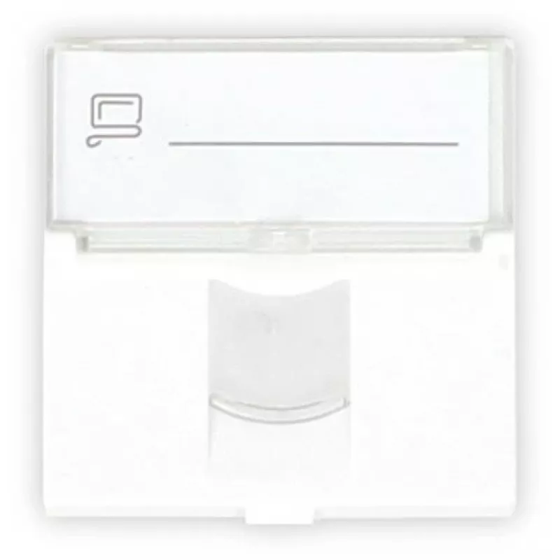 GETFORT GF-2MOD-1G modulo dati RJ45 2 moduli 45x45 mm Cat.6 UTP bianco