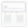 GETFORT GF-2MOD-2G Modulo di rete Mosaic 2 porte RJ45 Cat.5e, 45x45mm, Bianco