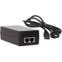 GETFORT GF-48D1000 Adattatore iniettore PoE passivo 48W, 100-240V AC a 48V DC, 10/100 Mbps, 2x RJ45, compatibile IEEE 802.3af/at