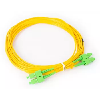 GETFORT GF-SASAD5 Cavo patch in fibra ottica monomodale duplex SC/APC a SC/APC, 5 m