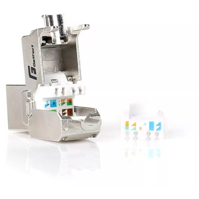 GETFORT KGF-6AFTP-NT Modulo keystone femmina Cat.6A FTP senza attrezzi