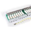 GETFORT PGF-6FTP24-B6-G patch panel FTP CAT.6 24 porte grigio 1U montaggio rack