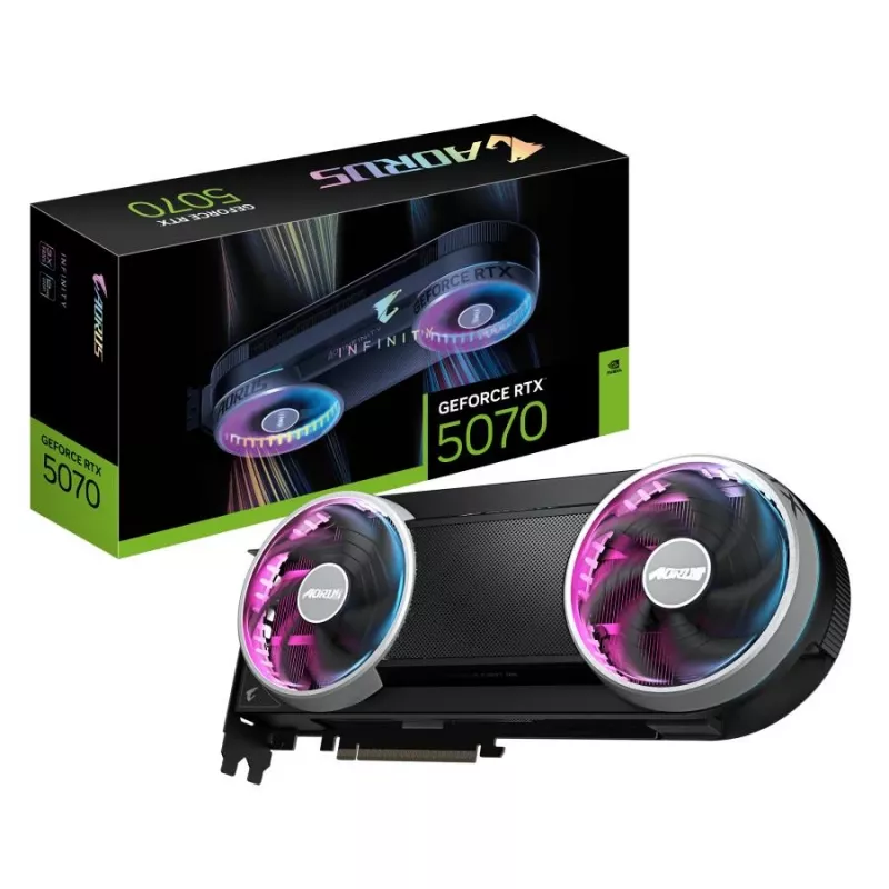 Gigabyte AORUS GeForce RTX 5070 INFINITY 12GB GDDR7 scheda grafica