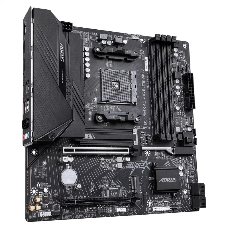 Gigabyte B550M X AORUS ELITE WIFI7 Scheda madre Micro-ATX (AM4, DDR4, 2x M.2, Wi-Fi 7)