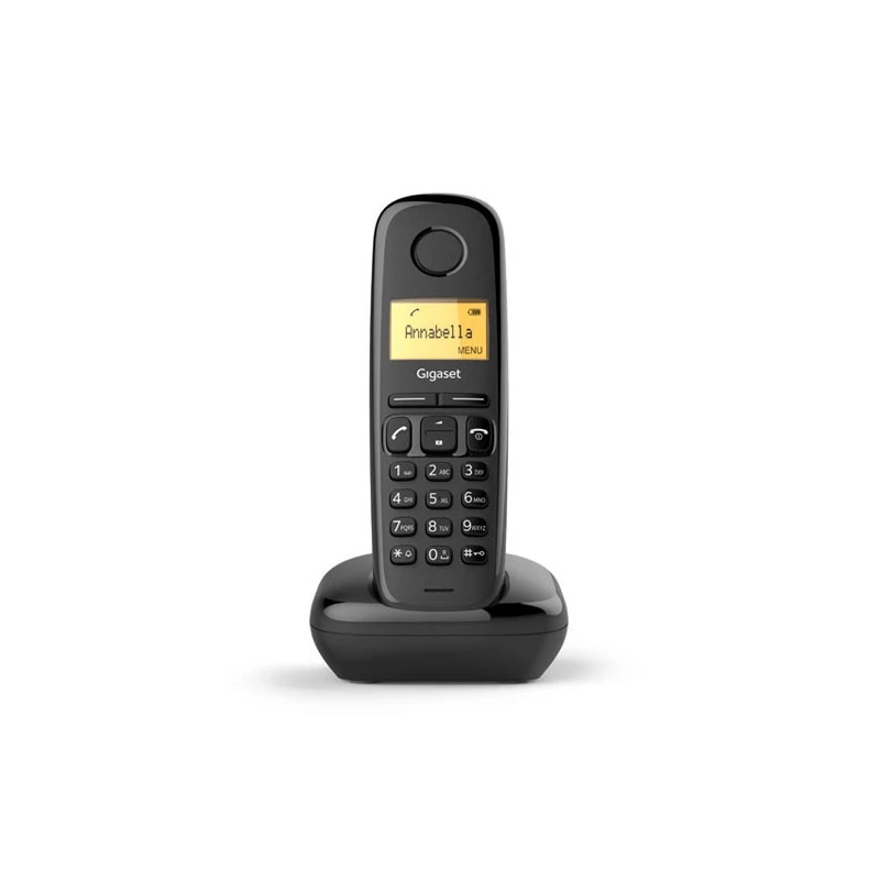 Gigaset A170 Duo nero telefono cordless DECT con segreteria telefonica, 2 portatili, ECO DECT
