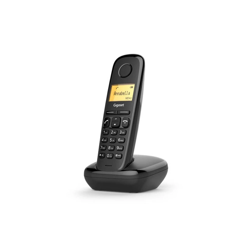 Gigaset A170 Duo nero telefono cordless DECT con segreteria telefonica, 2 portatili, ECO DECT