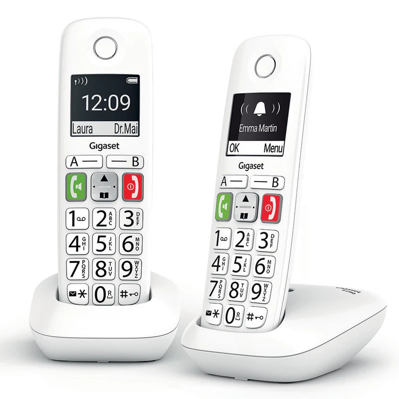 Gigaset E290 Telefono cordless DECT bianco