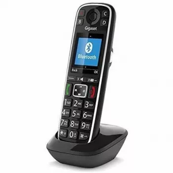 Gigaset E720HX Portatile aggiuntivo DECT cordless con identificazione del chiamante, Nero