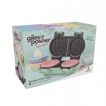 Giles & Posner EK5922GSGRVDE macchina per waffle doppia