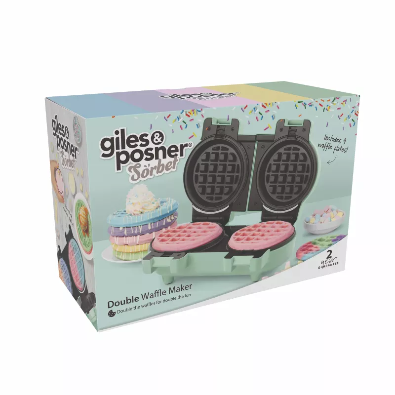 Giles & Posner EK5922GSGRVDE doppia piastra per waffle