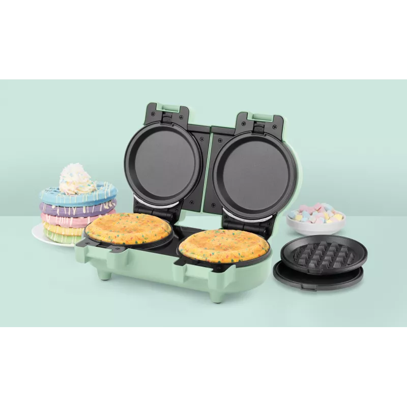 Giles & Posner EK5922GSGRVDE doppia piastra per waffle