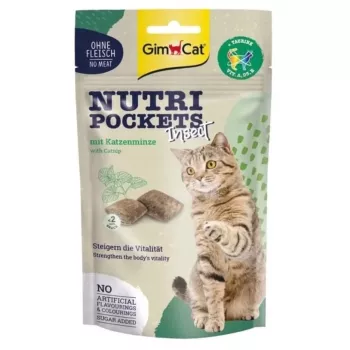 GimCat Nutri Pockets insetto con erba gatta 60g