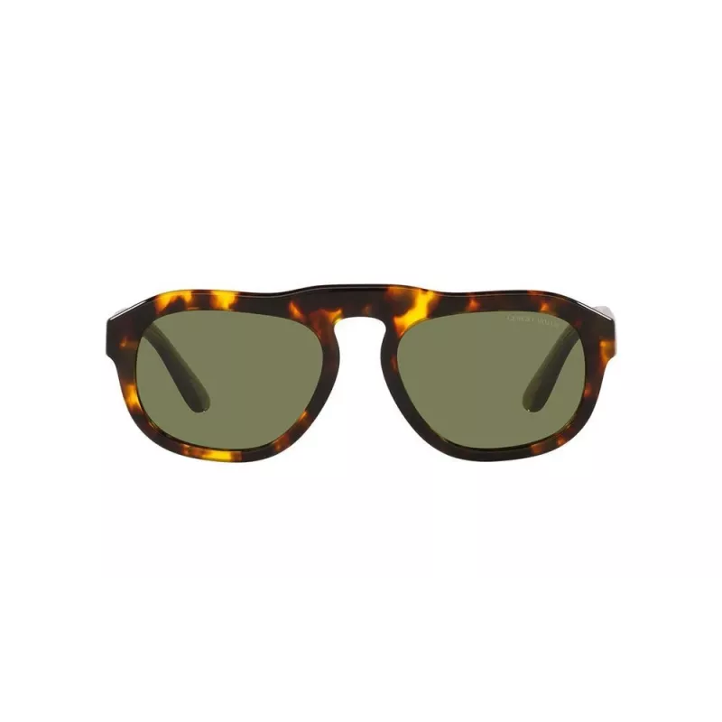 GIORGIO ARMANI AR8173-50922A Occhiali da sole uomo squadrati Nero opaco Grigio Sfumato 52mm