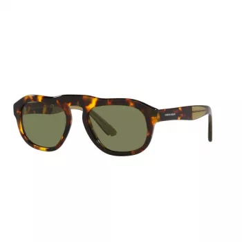 GIORGIO ARMANI AR8173-50922A Occhiali da sole uomo squadrati Nero opaco Grigio Sfumato 52mm