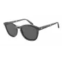 Giorgio Armani occhiali da sole uomo AR8170-5964B1 Havana acetato quadrati con lenti sfumate blu