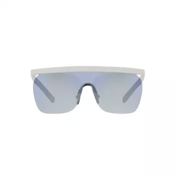 Giorgio Armani Occhiali da sole da uomo AR8169-5344D6 Montatura quadrata Grigio trasparente Grigio scuro UV400