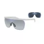 Giorgio Armani Occhiali da sole da uomo AR8169-5344D6 Montatura quadrata Grigio trasparente Grigio scuro UV400