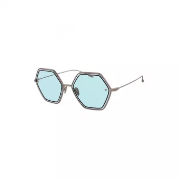 GIORGIO ARMANI OCCHIALI DA SOLE AR6130-301165 Donna pilot aviator oro chiaro grigio scuro sfumato 59mm