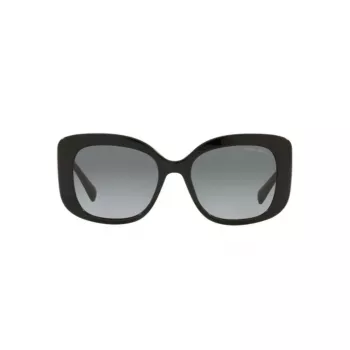 GIORGIO ARMANI occhiali da sole AR8150-500111 uomo montatura in acetato nera lenti in policarbonato grigie 53/18/140 mm