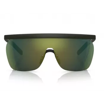 GIORGIO ARMANI occhiali da sole AR8169-59606R uomo Square nero opaco polarizzati